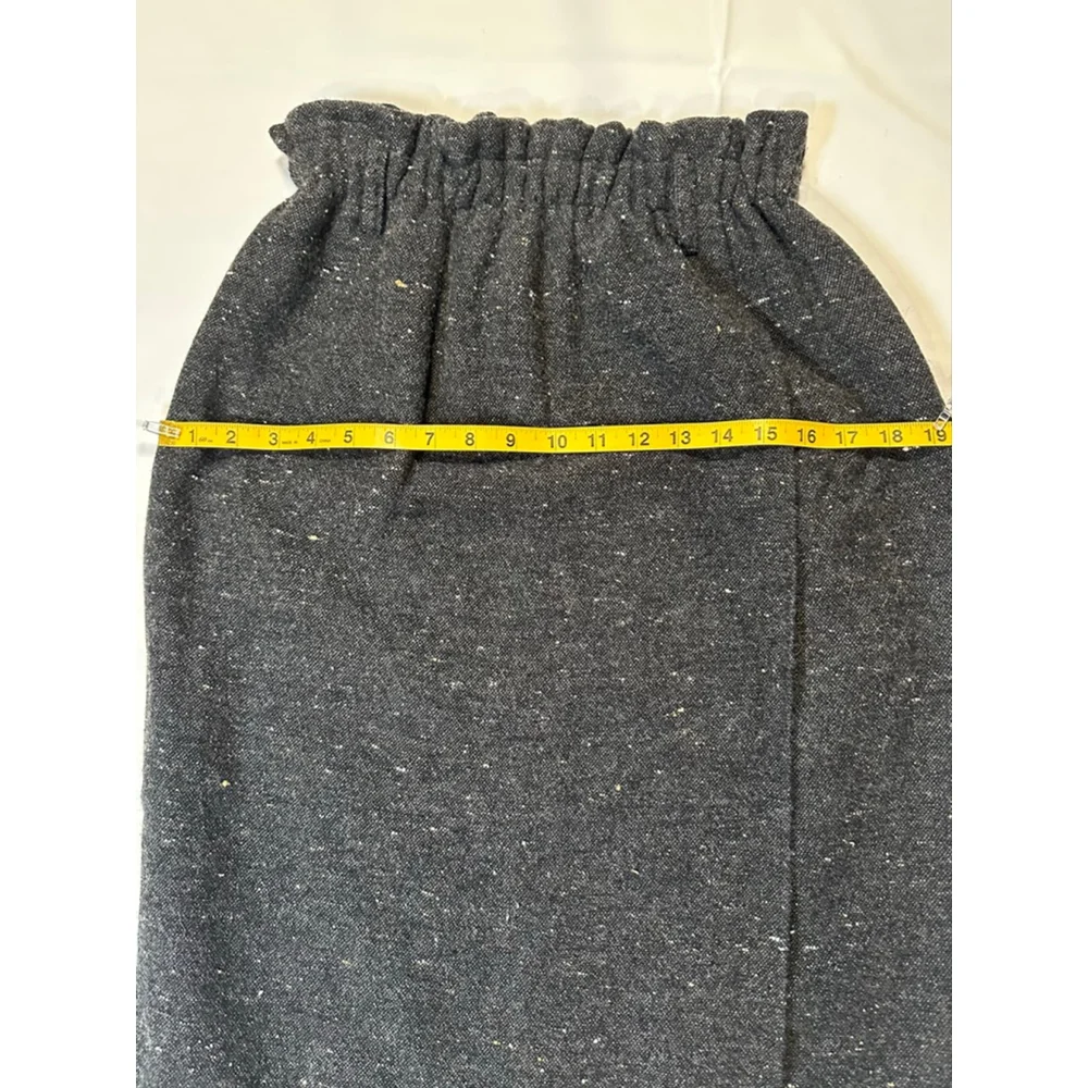 Vintage Karen Kane 90s Wool Fringe Maxi Skirt | Boho Ethnic | Made USA M - Picture 11 of 11